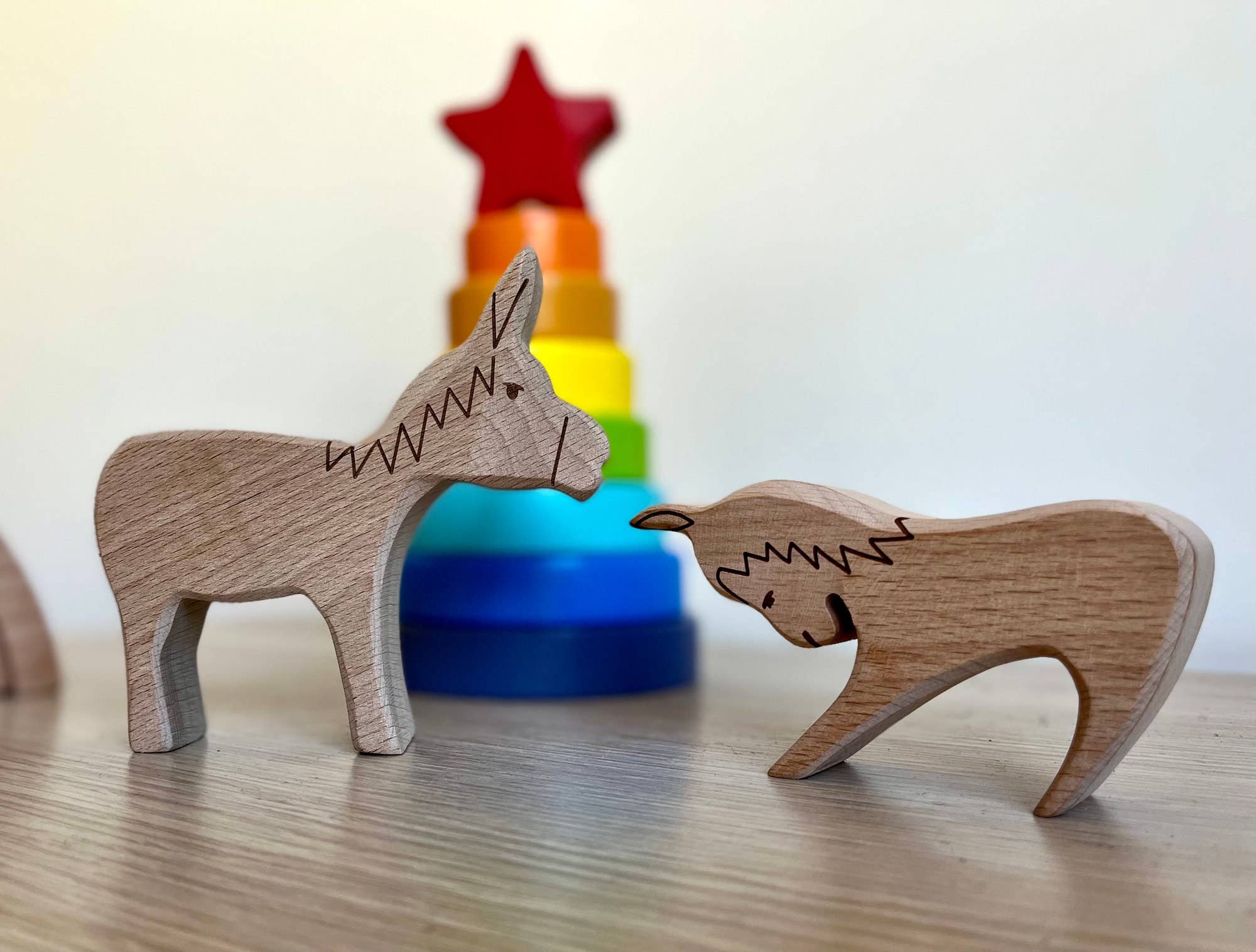 kidodido - Vente Puzzle – enfant - Animaux de la forêt, puzzle Montessori, animaux de ferme en bois8