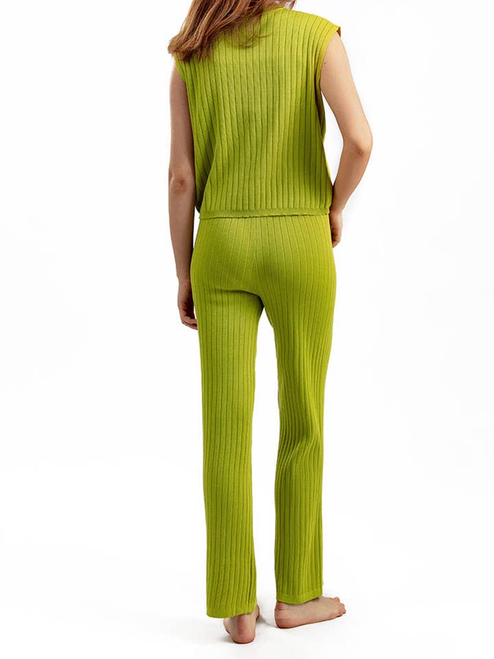 safistyle - Wholesale Lounge Set - Women's - Tank Top and Wide-Leg Pants Two-Piece Set6