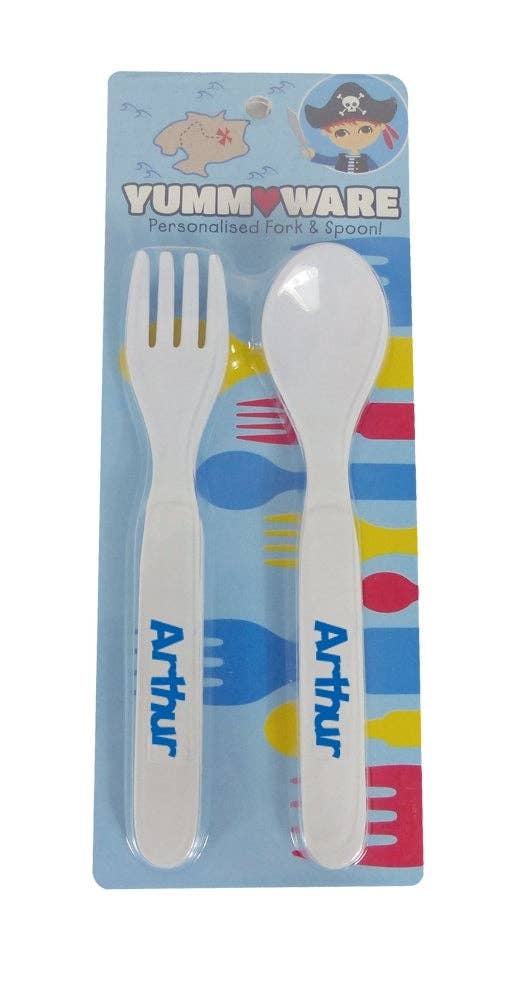 Instant Gifts International – Großhandel Besteckset – Kind & Baby – Melaminbesteck - Namen7