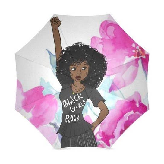 Black Girl Magic Black Queen Black Girls Rock Umbrella for wholesale by Designs By Dij