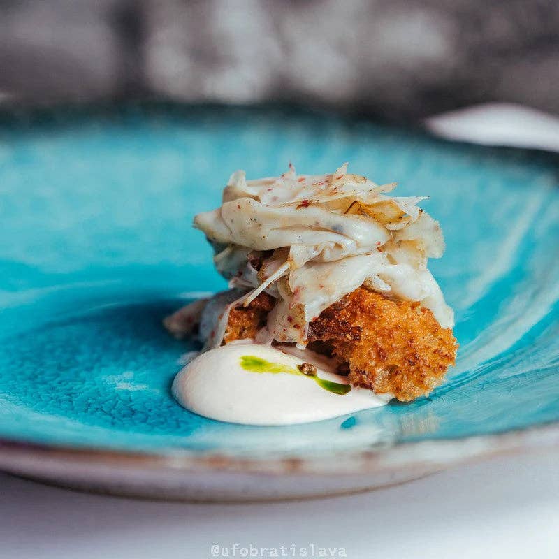 Made In Japan Tableware – wholesale Dinner plate – Sky Blue oval plate 24cm3