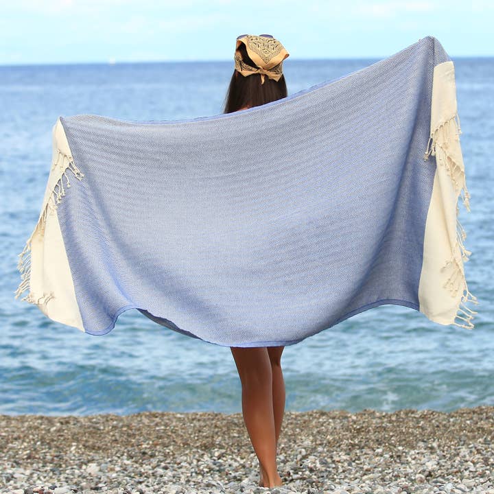 East'N Blue - Wholesale Beach Towel - Fulvia Turkish Cotton Peshtemal Beach Towel