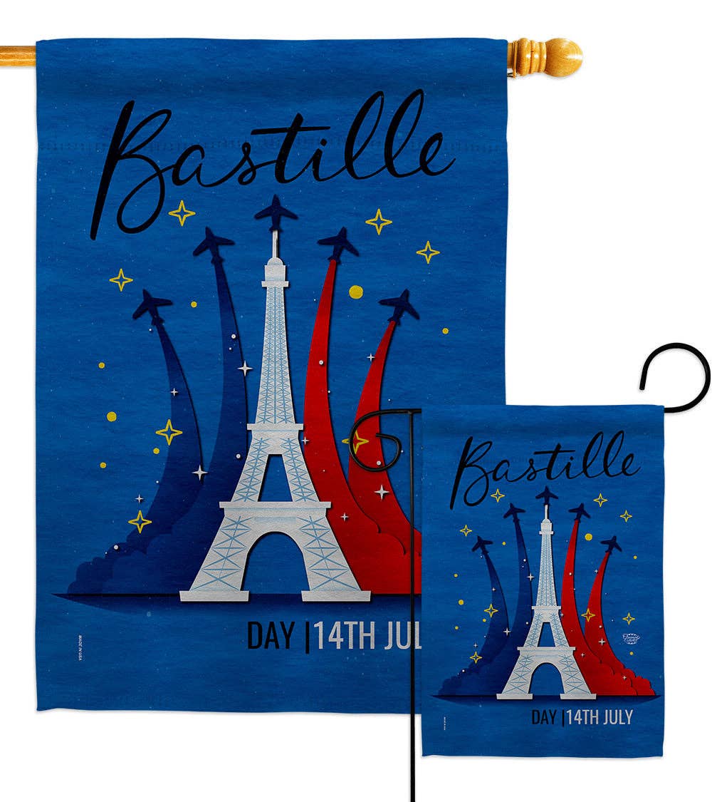 Two Group Flag Co - Wholesale Flag - Flag Bastille 14Th July Day France Garden House 2-Sided3