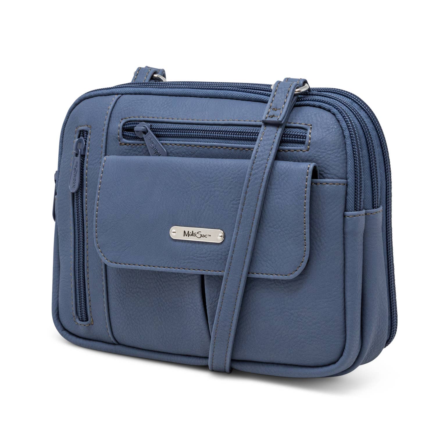 Multisac Handbags - Wholesale Crossbody Bag - Women's - Multisac Zippy Triple Compartment Crossbody14