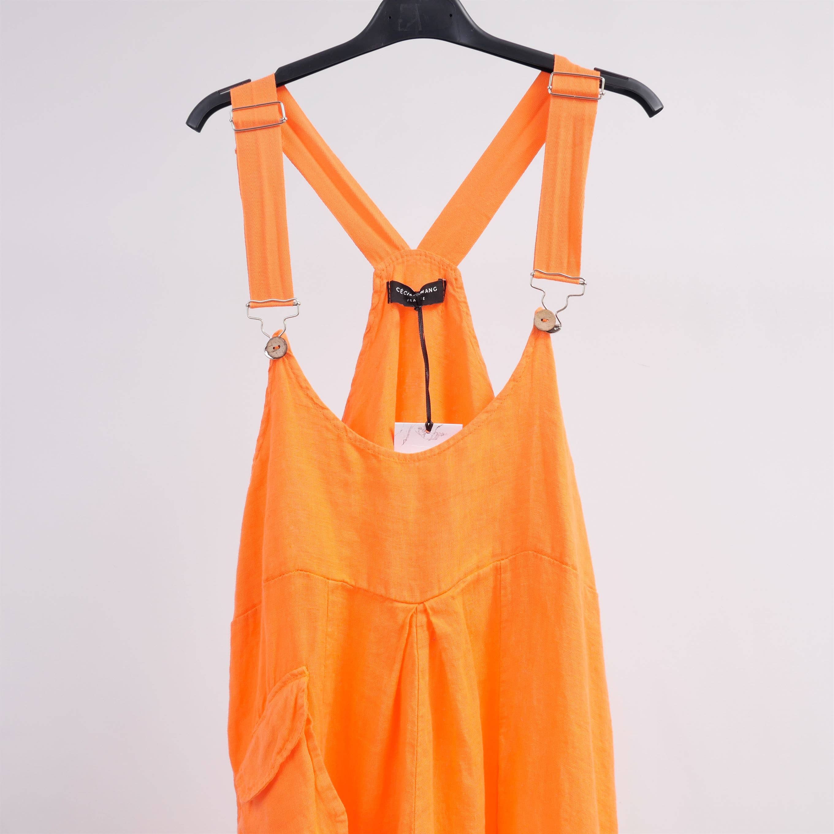 Cecile Wang - Wholesale Overalls - Women's - YX90420 linen jumpsuit2