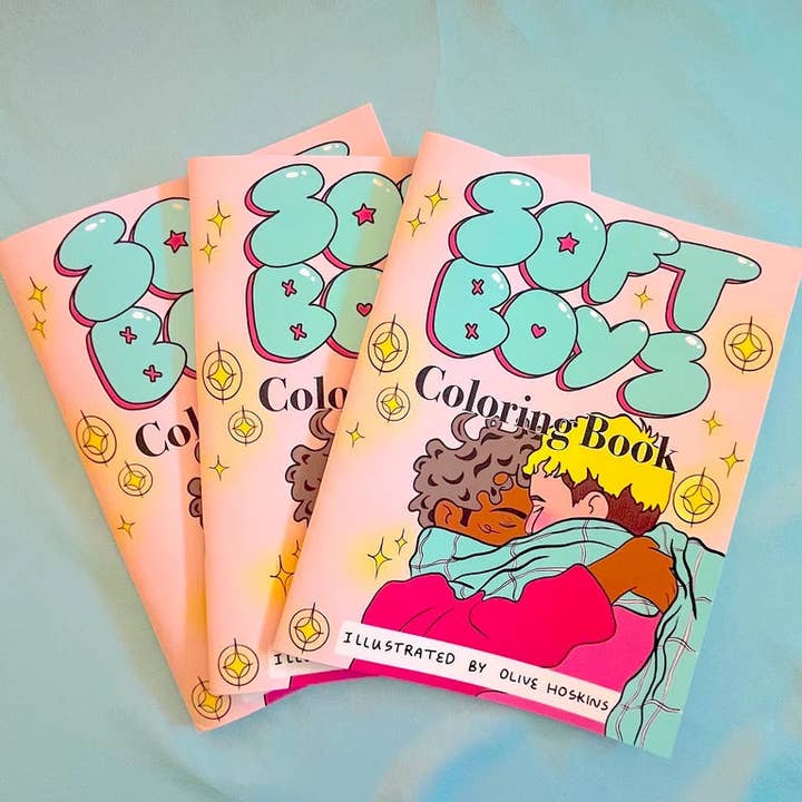 SoftBoysClub - Wholesale Coloring & Activity Book - Adult - Soft Boys, Trans-Masculine Coloring Book (Digital Download)5