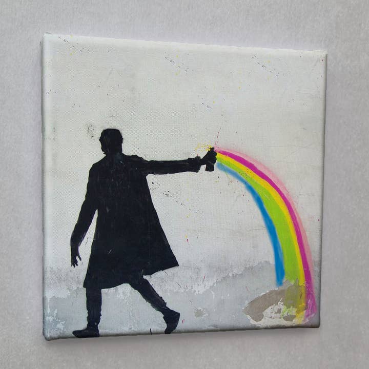 Leinwanddruck Streetart #01624 painter für den Großhandel von Eicie