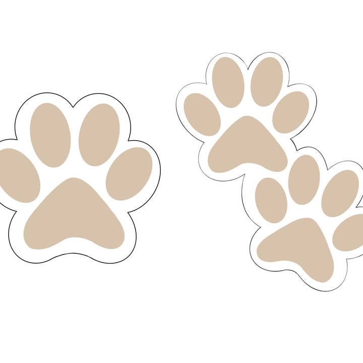 Dog Paw Print & Double Paw Print for wholesale by Maison’s Custom Cutters