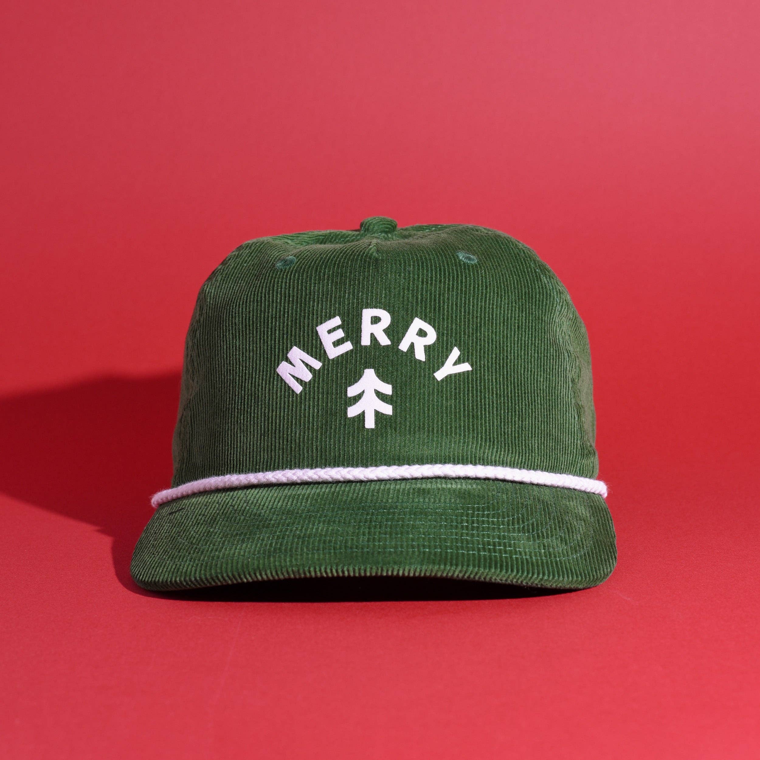 Endless August Supply Co. - Wholesale Baseball Cap - Unisex - Merry Corduroy Hat | Christmas Hat4