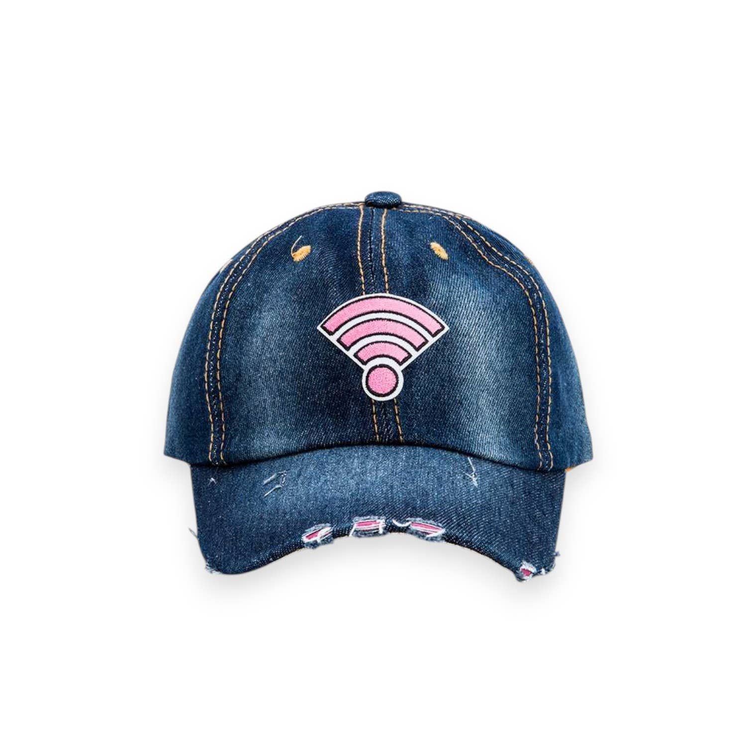 LA Jewelry Plaza - Wholesale Baseball Cap - Women's - Wifi Iconic Patch Vintage Cotton Cap3