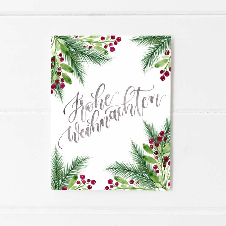 Elizabeth Denniston Design - Wholesale Christmas Card - German Christmas Greeting Card