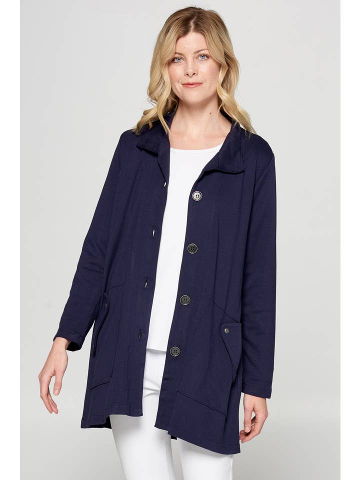 Focus Fashion – wholesale Jacket – Women's – Button Up Jacket with Pockets - M3034