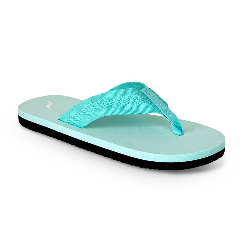 The Norty Brand - Wholesale Flip Flops - Women's - NORTY Women's Sandals 6-11  Flip Flop Seafoam 12236 Prepack3