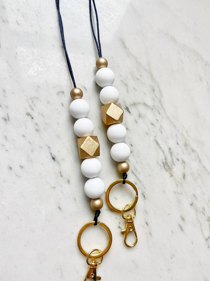 Classic Gold Lanyard for wholesale by Lanyard Lovebirds