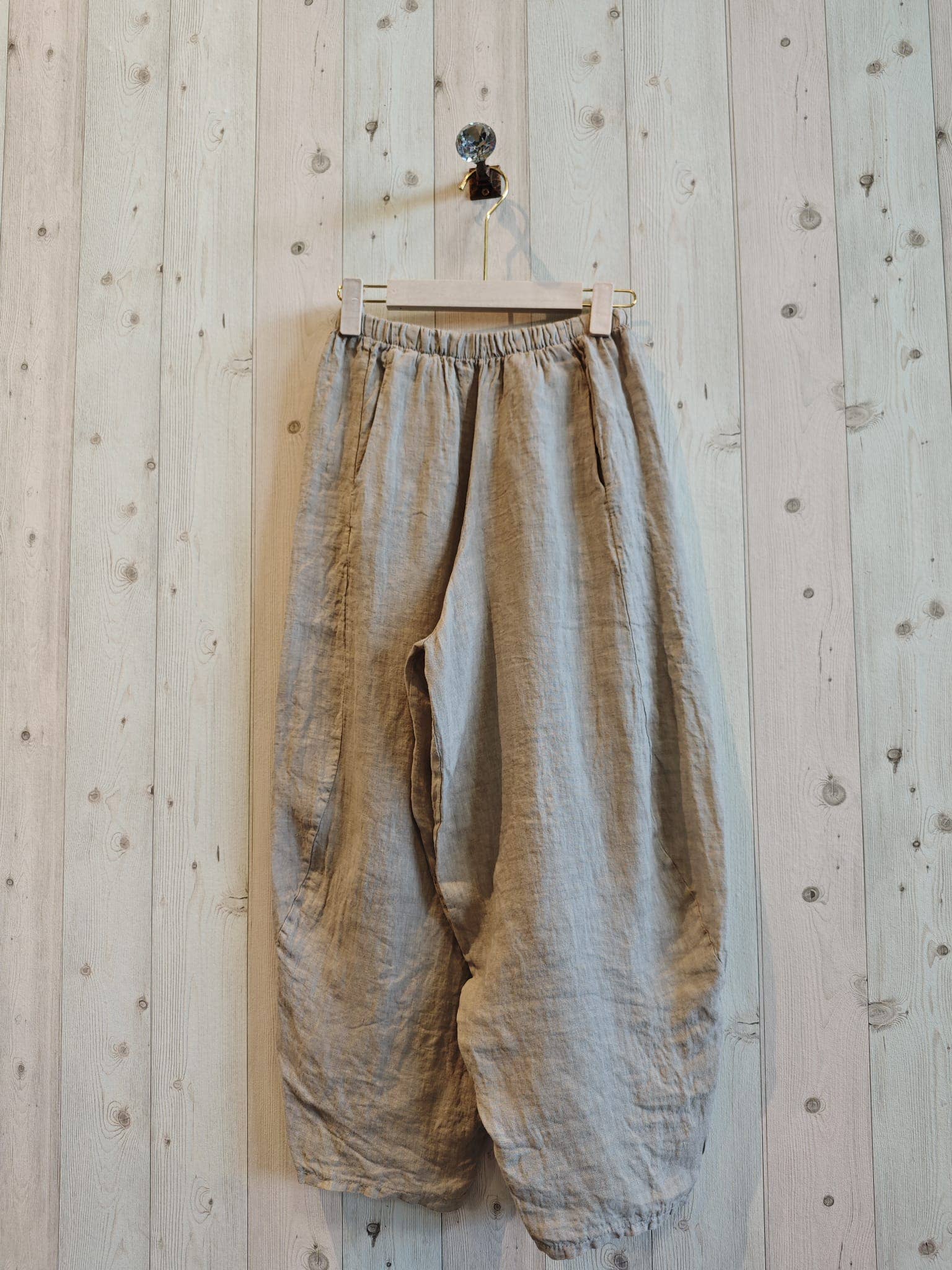 Linen & More - Wholesale Broek - Dames - REF 41482 ballonbroek van 100% linnen3