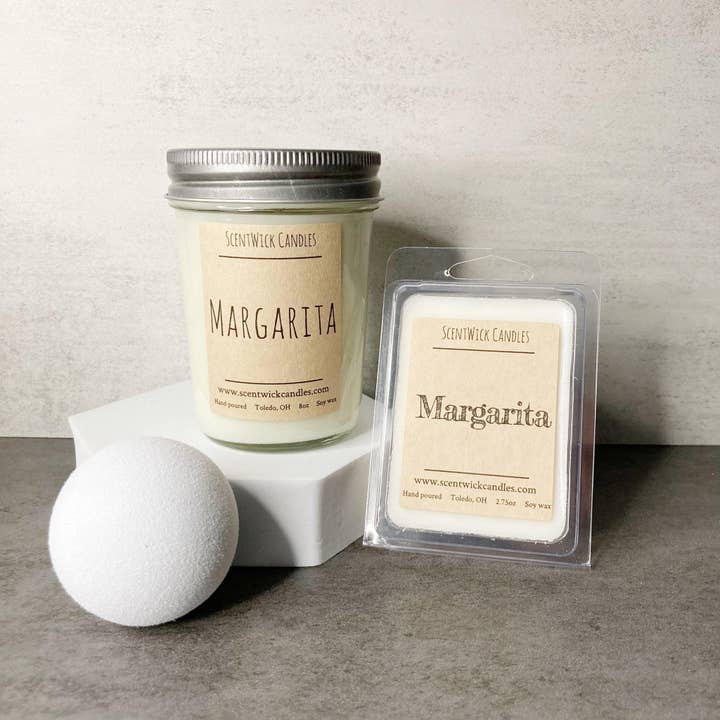 ScentWick Candles - Wholesale Jar/Filled Candle - Margarita Candle