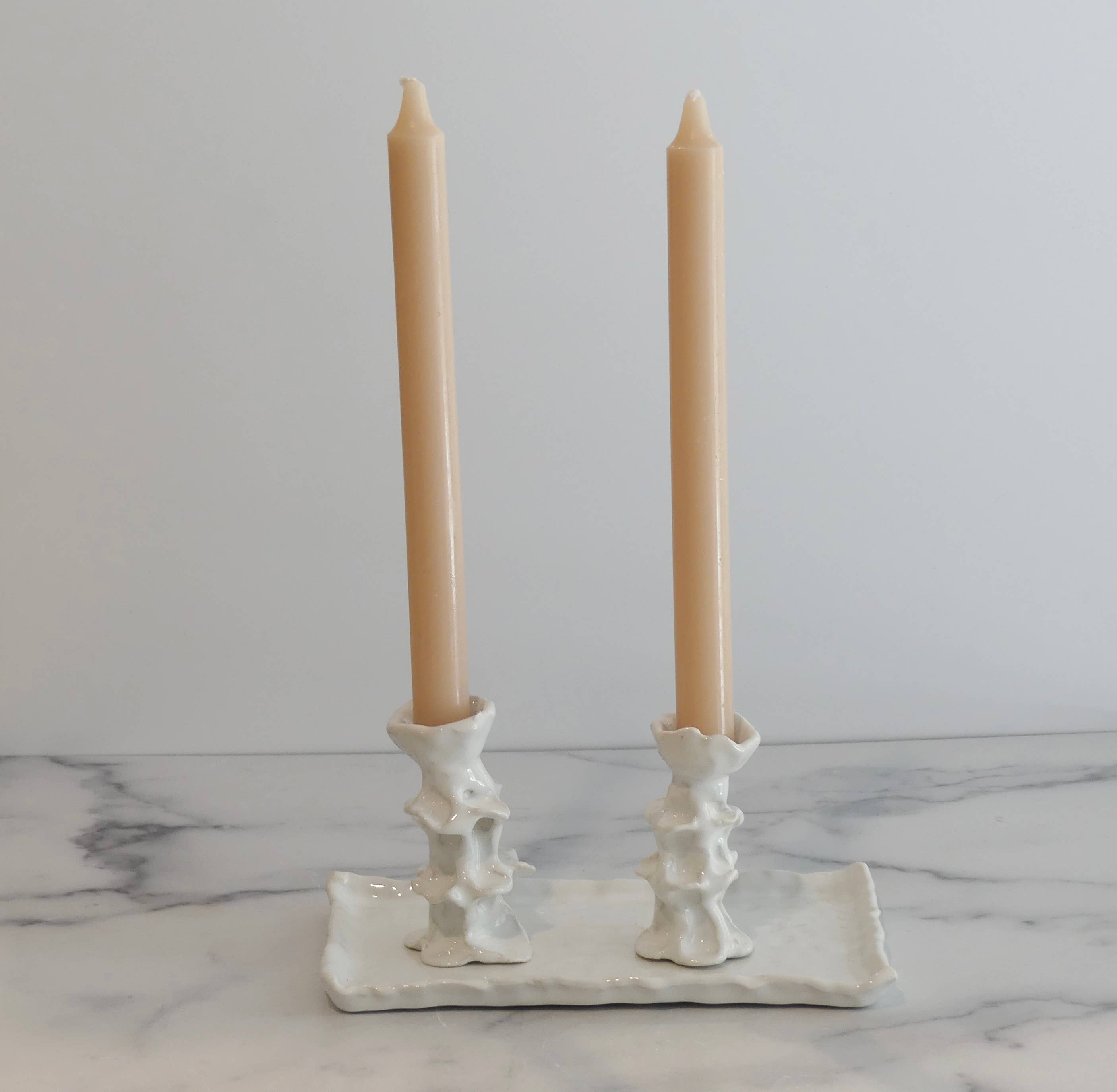 Design by Pouneh - Wholesale Candle holder - Organic Elegance Candlestick Set with Tray.1