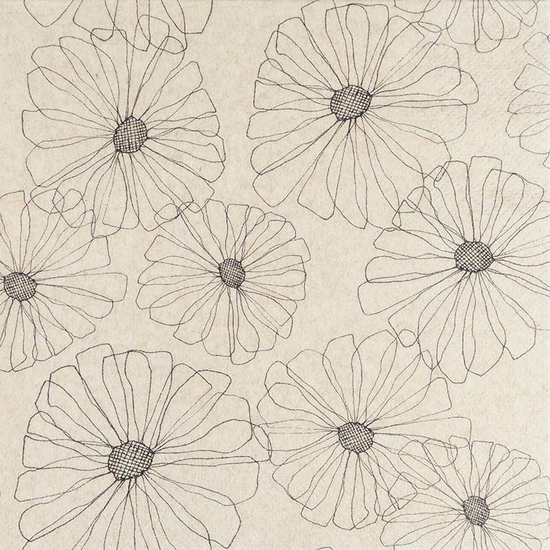 Home Fashion - Carl Dietrich GmbH - Vente Serviettes jetables - Serviettes de déjeuner en papier recyclé Ida0