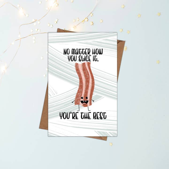 Set di biglietti di auguri con stampa The Breakfast Love Brunch per la vendita all'ingrosso da parte di Stick With It Sticker Co