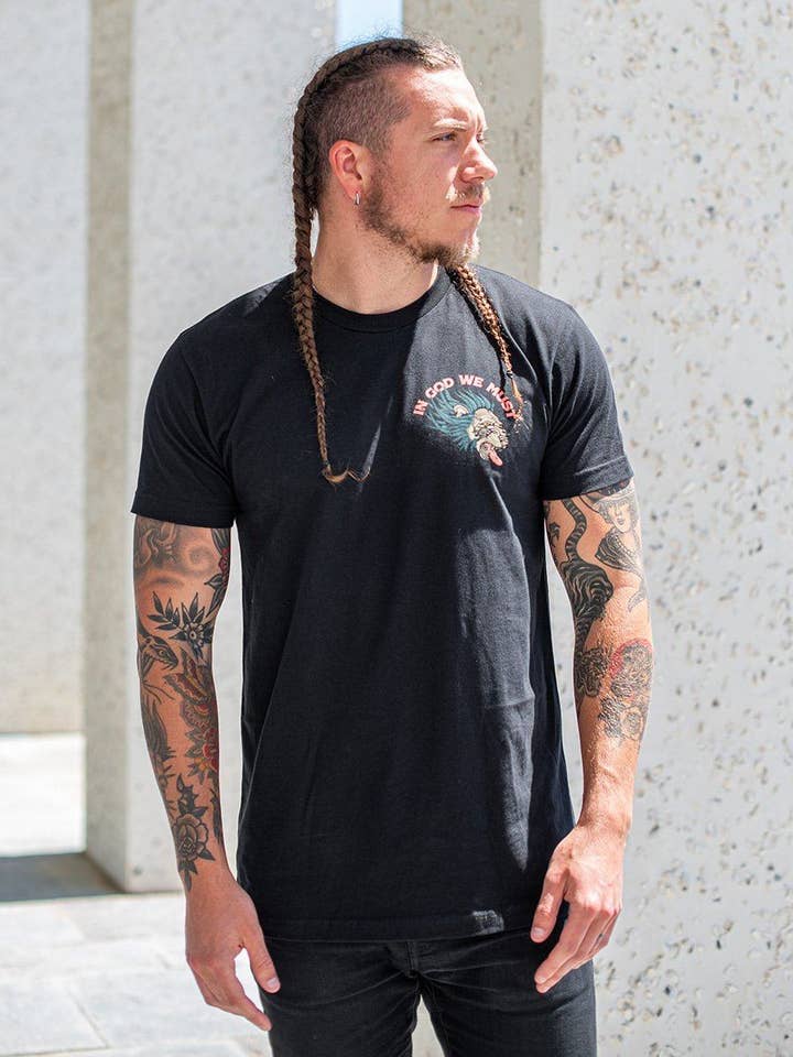 In God We Must - Wholesale Screen Printed T-Shirt - Men's - Brandon Lake "Let Your Lion Out" Tee