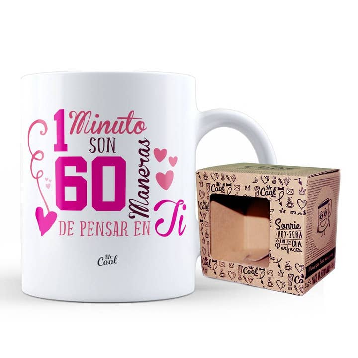 Mug — Les minutes sont 60 façons de penser à toi pour la vente par STAR WAY, S.L. | MrCool