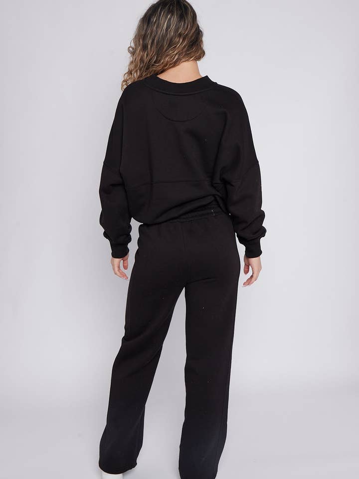 AX Labels - Wholesale Top & Pant Set (NOT Loungewear) - Women's - Oversized Bomber Style Fleece Zipper Co-ord10