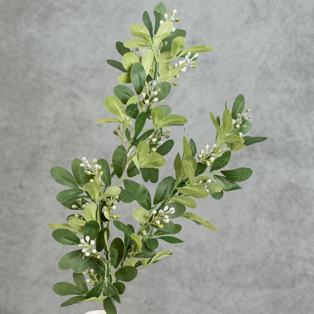 Factory Direct Craft - Wholesale Bunting/Garland - Faux Tea Olive Greenery - Select Garlands or Branch Stems1