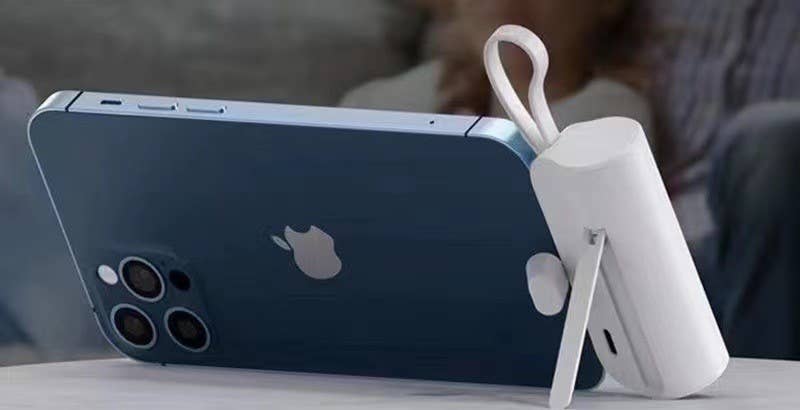 Tech Trendz – wholesale Bärbar laddare – 5000 mAh Mini Power Bank w/Telefonstativ5