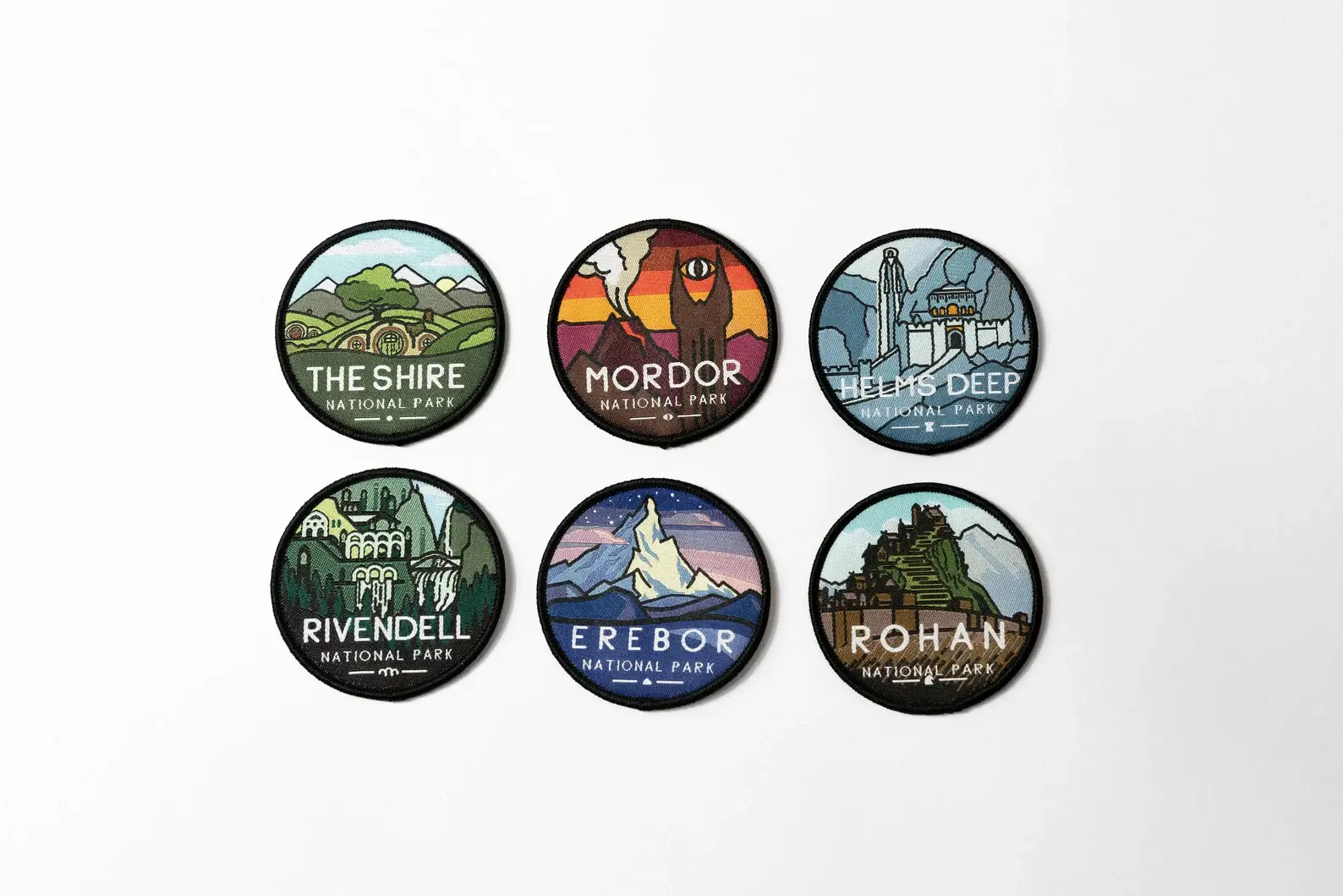 Squatchy - Wholesale Patch - Middle-Earth National Parks, LOTR, 6 Patch Collection4