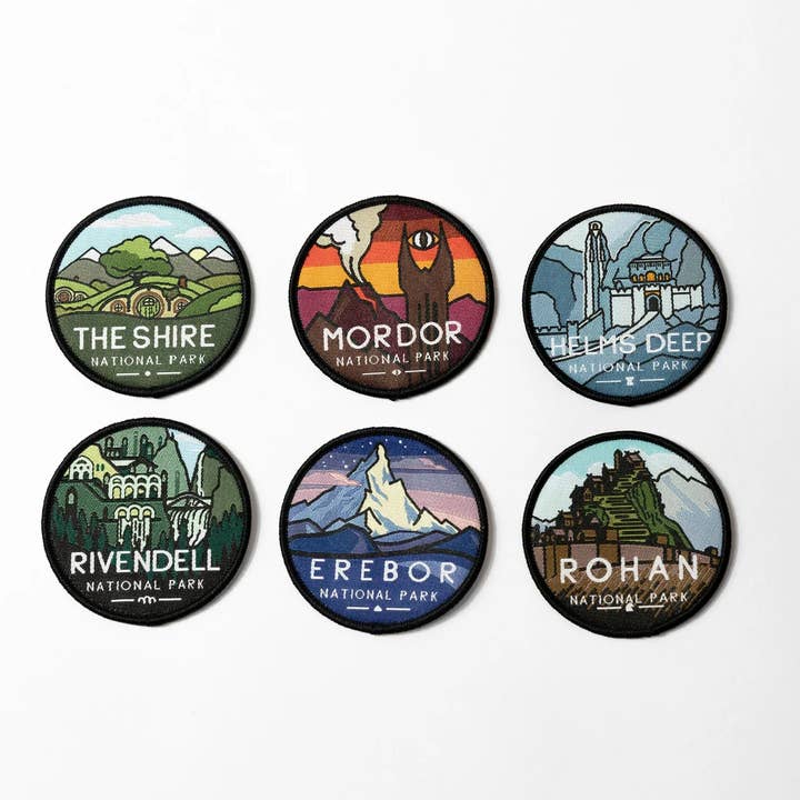 Squatchy - Wholesale Patch - Middle-Earth National Parks, LOTR, 6 Patch Collection4