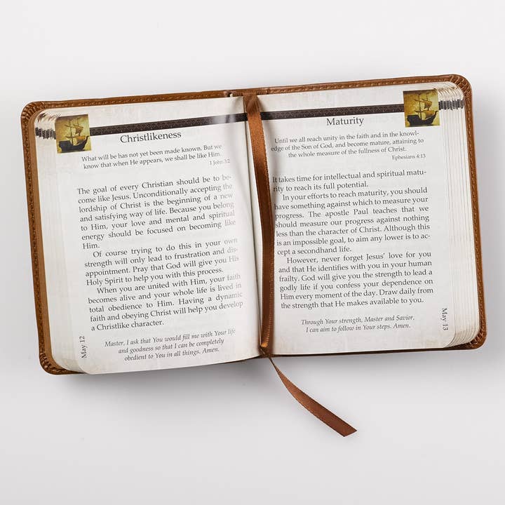 Christian Art Gifts - Wholesale Book - Adult - One-Minute Devotions Grace for Today Faux Leather