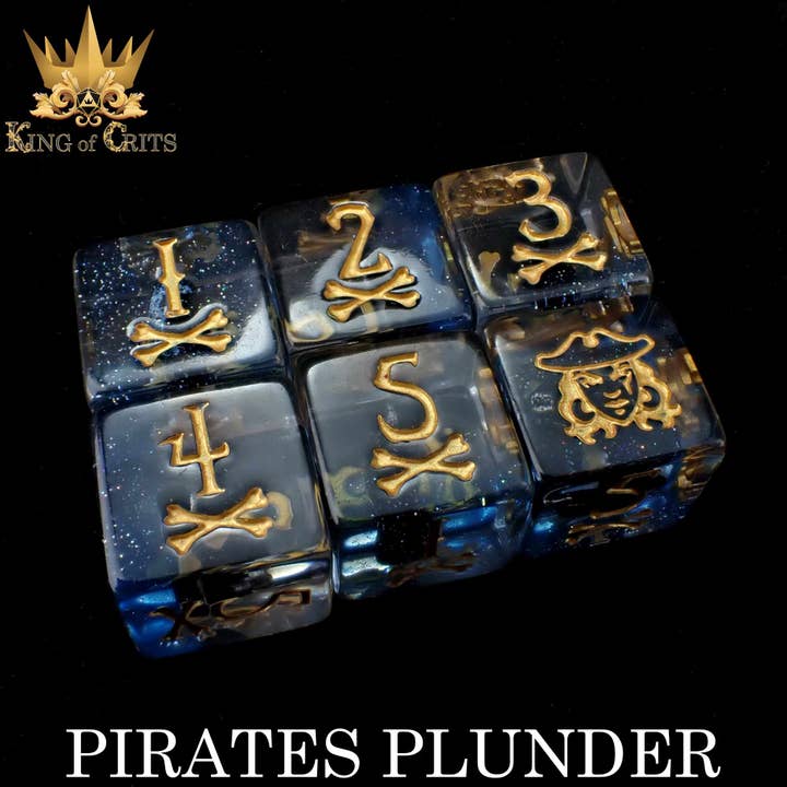 DNDDICE.COM - Wholesale Dice - Pirates Plunder - 11 Dice Set4