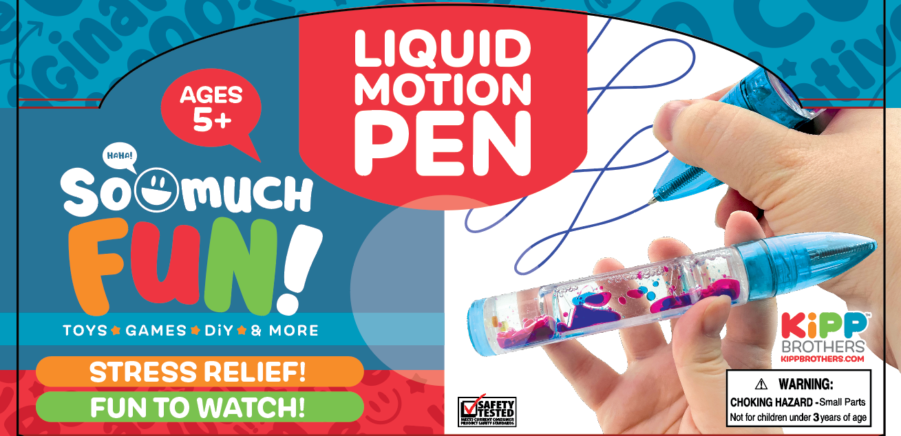 Novelty Brands - Wholesale Pen - So Much Fun! Liquid Motion Water Pen - 12/Display3