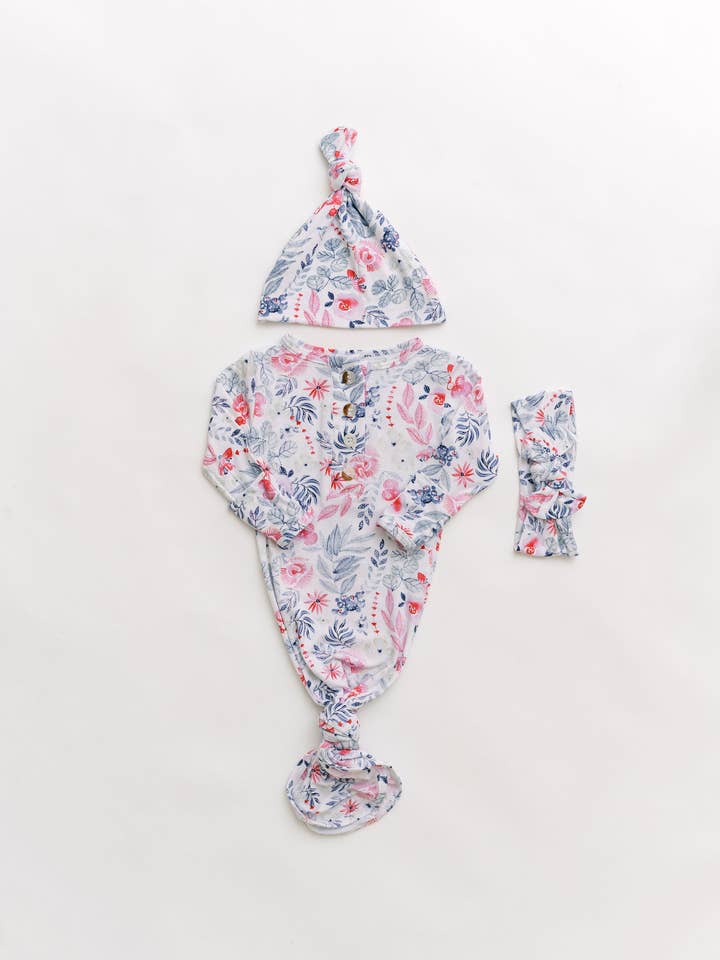 Stroller Society - Vente Ensemble gigoteuse – bébé - Ensemble Noué pour Nouveau-né avec Bonnet - Vêtements pour Bébé - Équipage2