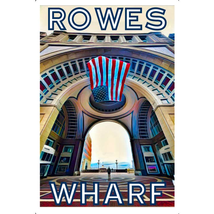 Imán Boston Rowes Wharf para venta al por mayor de PNW Departure