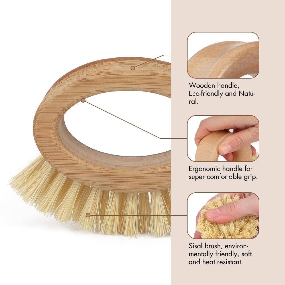 Us and The Earth – wholesale Cleaning brush – Natural Fibre Multipurpose Brush - clean sustainably!6