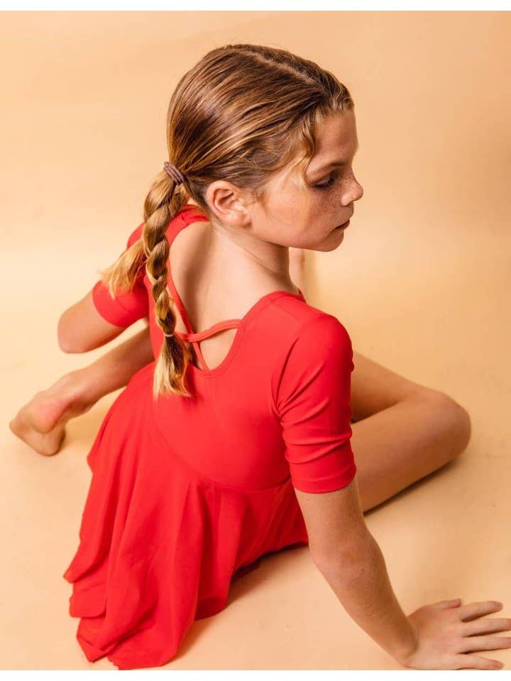 Leveret Pajamas - Wholesale Leotard – Child - Kids Skirt Leotard7