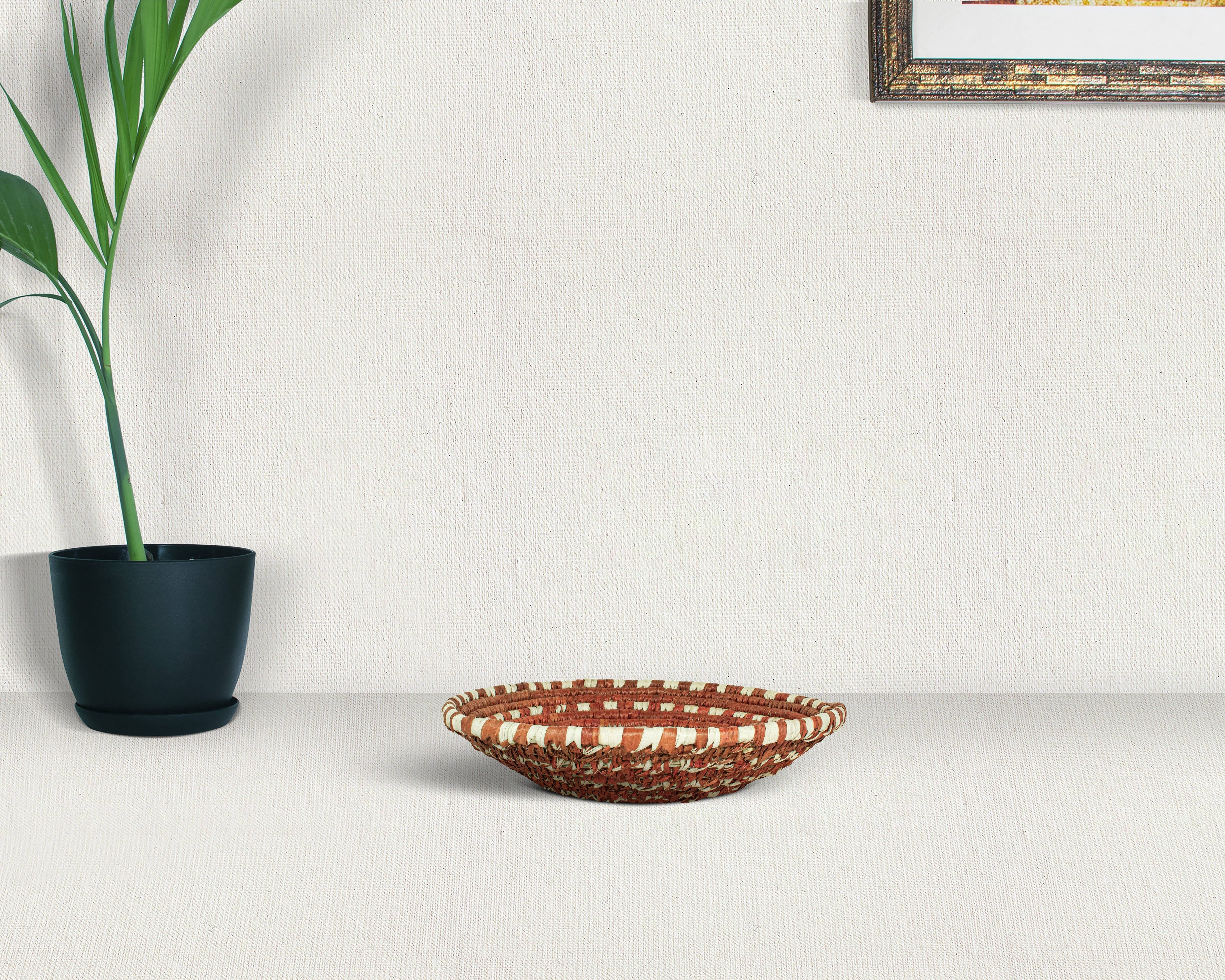 ArtisanalEmporiumLLC - Wholesale Basket - Handwoven Bowl Basket - Southwestern Basket - 8 inch dia6