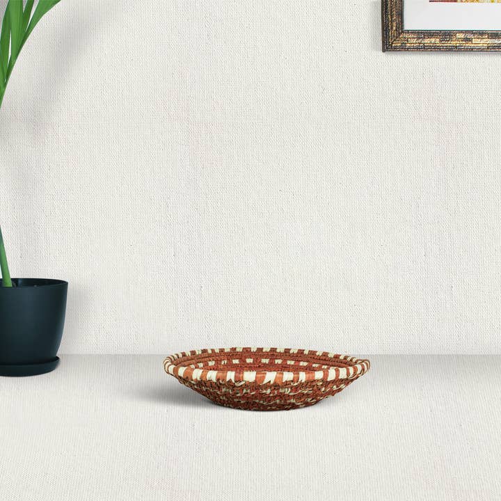 ArtisanalEmporiumLLC - Wholesale Basket - Handwoven Bowl Basket - Southwestern Basket - 8 inch dia6