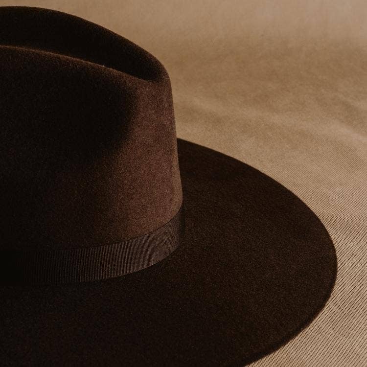 Sandoval Hats - Wholesale Fedora - Women's - Tlaquepaque · Brown fedora wide brim1