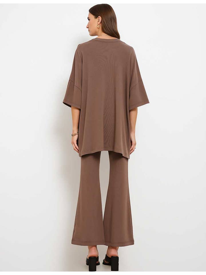 Sweetkama - Wholesale Top & Pant Set (NOT Loungewear) - Women's - Ladie Long Sleeves Bell Leg Top & Pants 2PCS Set7