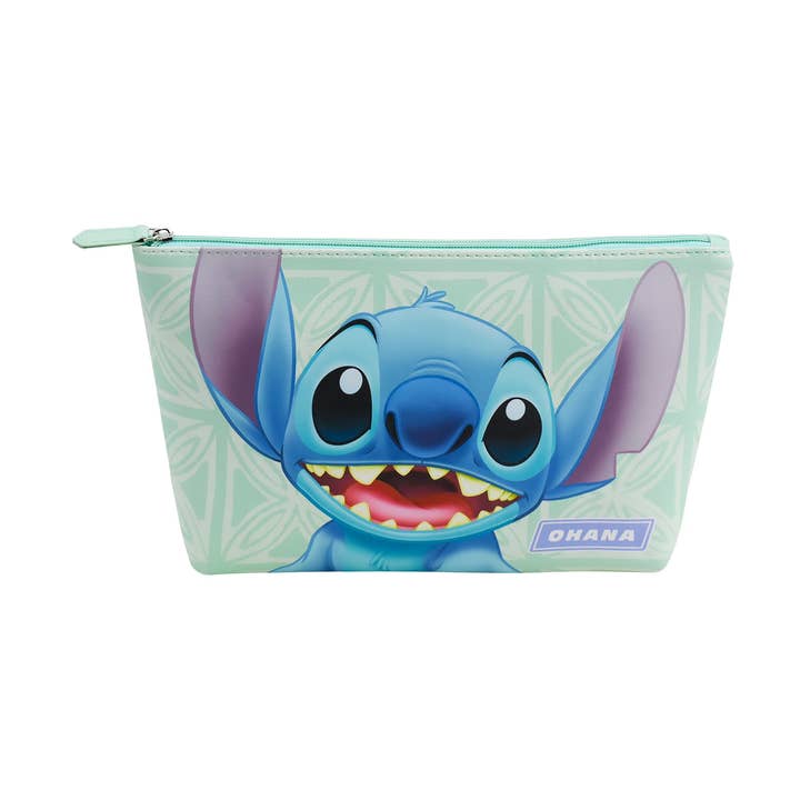 Disney Stitch Ohana Green Wedge Cosmetic Bag for wholesale by FUL Luggage (Concept One)