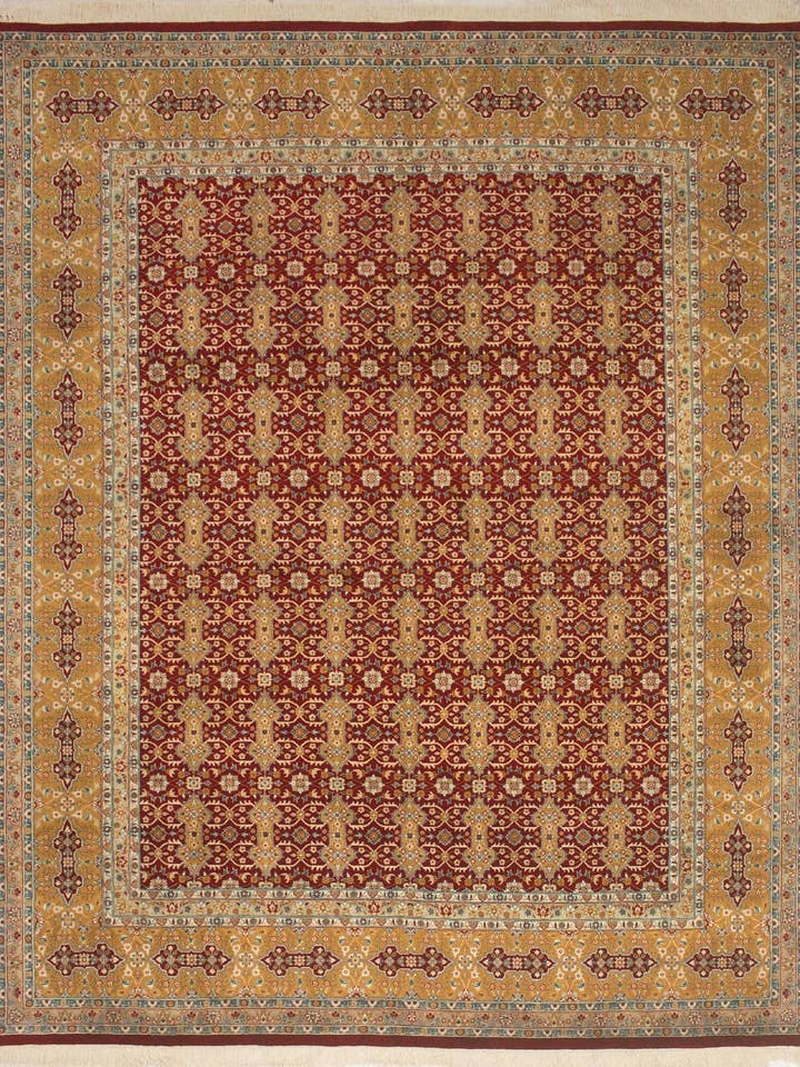 Wali Saliha Red/Gold Rug, 8'3" x 10'2" for wholesale by Noori Rug