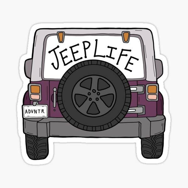 Black Cat Laser Company - Wholesale Sticker - Jeep Life