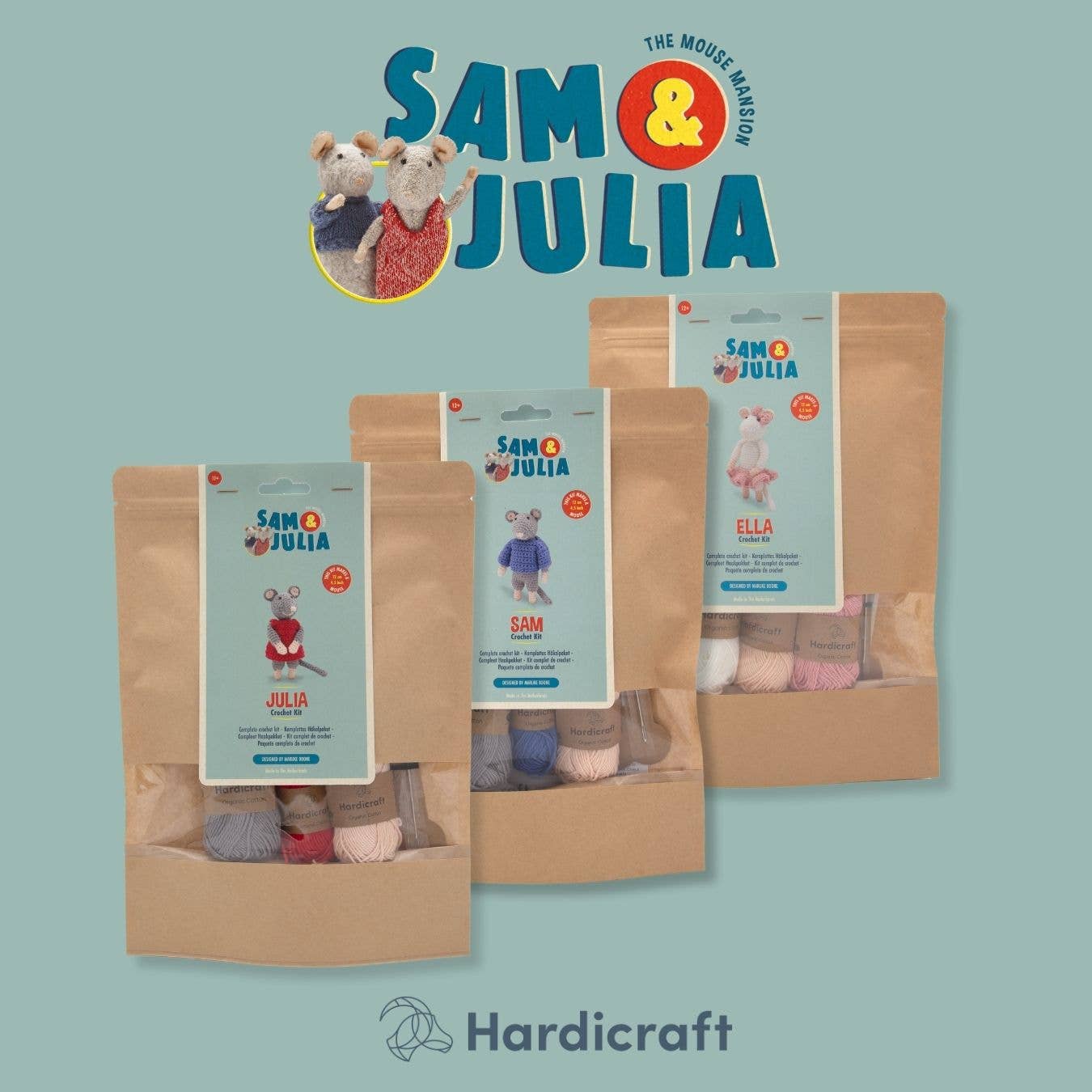 Hardicraft USA - Wholesale DIY Craft Kit - DIY Crochet Kit - Sam Mouse2