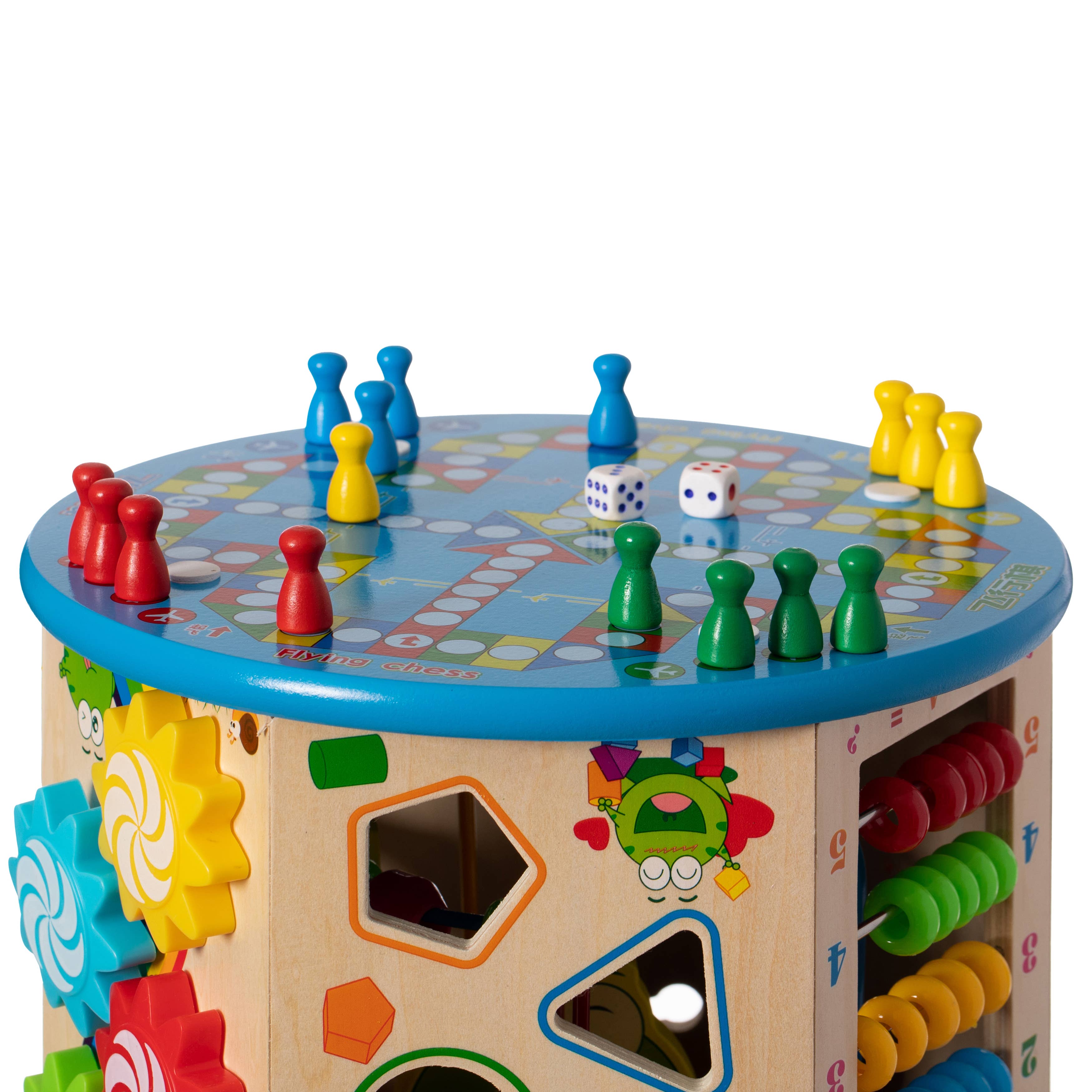 Quickway Imports – Engroshandel Trælegetøj - Børn – 8-i-1 farverig trælegetøjsaktivitet for børn17