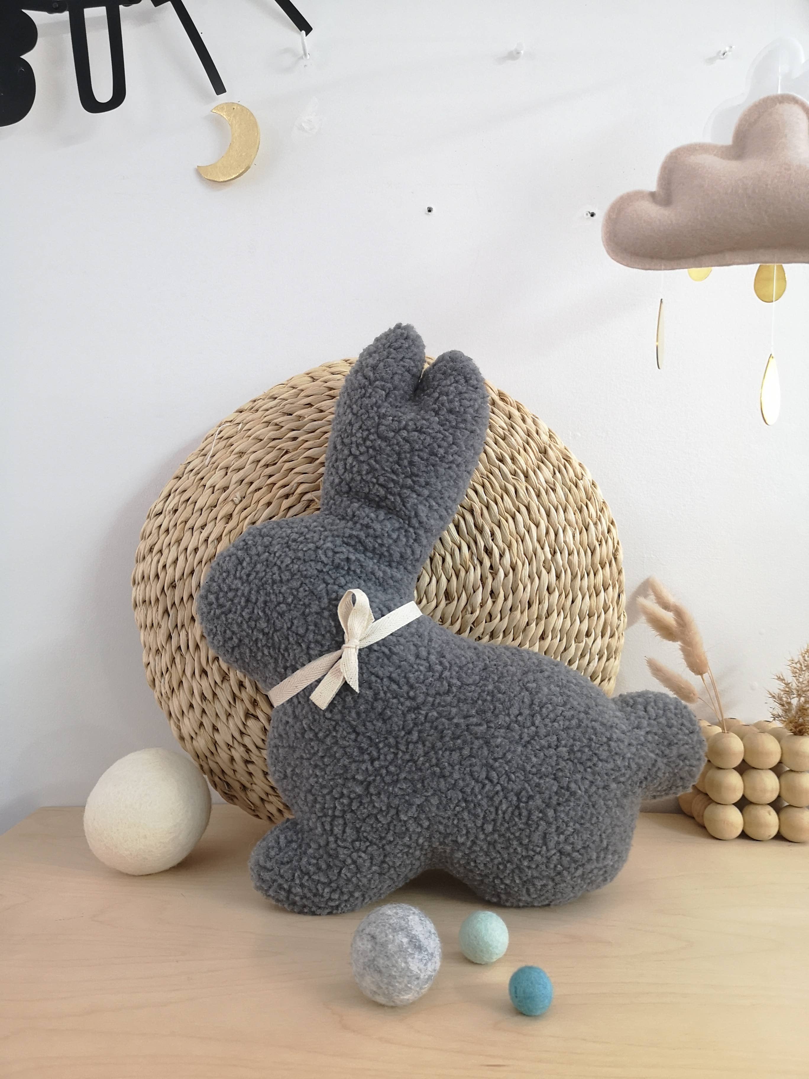 The Butter Flying - Vente Coussin décoratif - Coussin Lapin de Pâques - 4 Couleurs8