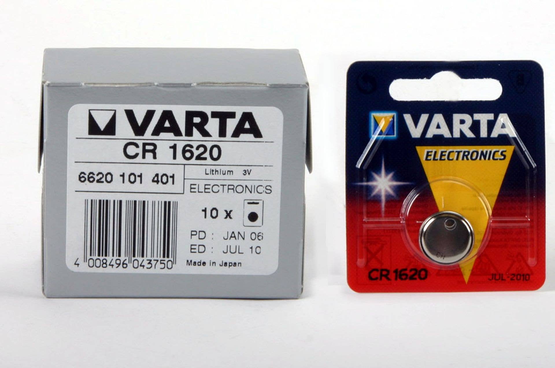 WIDDOP and Co. – Engroshandel Strømadapter – Lithium-urbatteri CR1620 DL16200