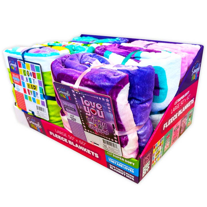 Plush Fleece 50 x 60 Kids Theme Blanket Assortment - 6/Pack and other Purchase Wholesale bluey blanket. Free Returns & Net 60 Terms on Faire trending on Faire.