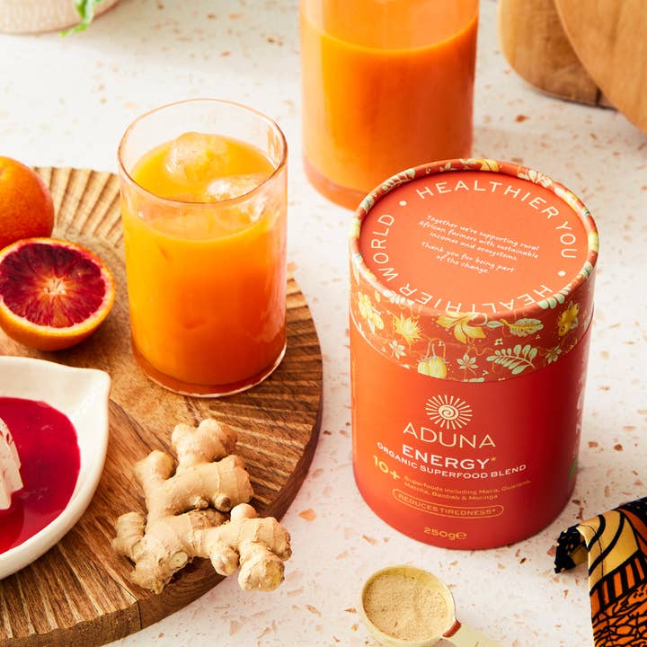 Aduna Superfoods - Wholesale Protein/superfood powder - Energy Superfood Blend | Natural Caffeine Boost | 275g4